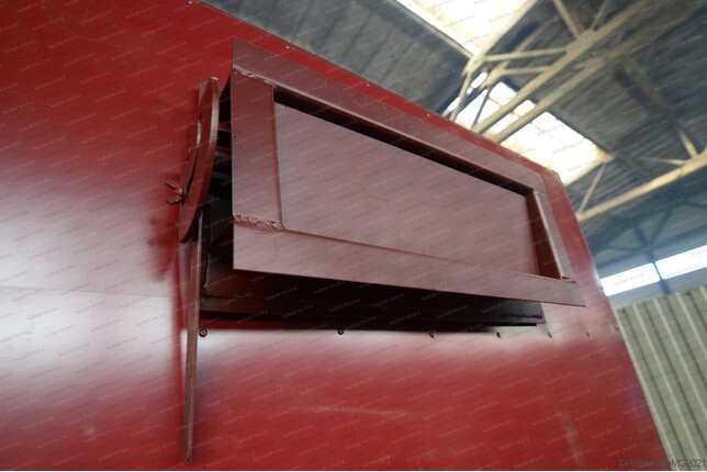 Шибер газохода к твердотопливному котлу 1.16 МВт