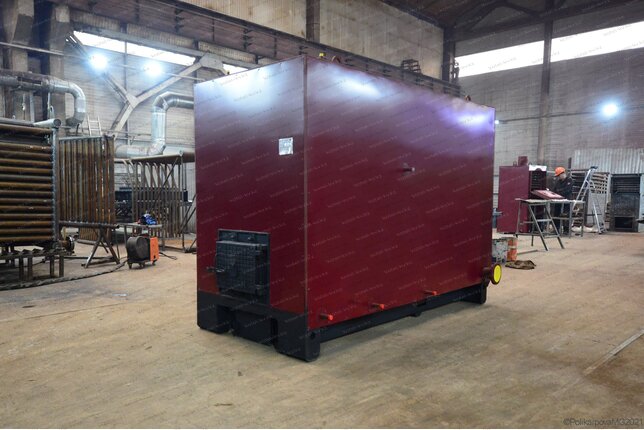 Котел КВр-0.5 К с золоуловителем