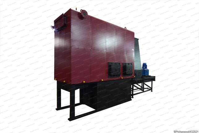 Котел 900 кВт на щепе и опилках автоматический